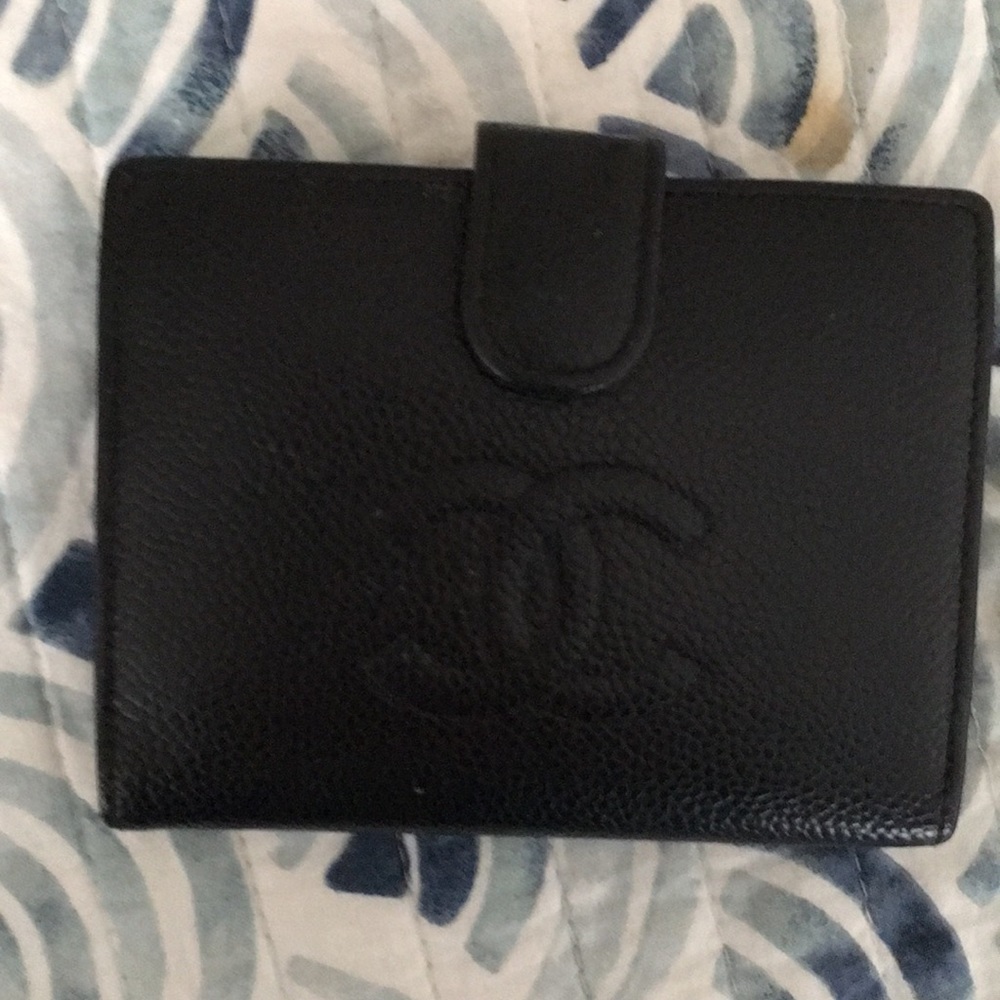 Chanel Black Wallet.